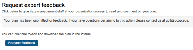 share tab request feedback button