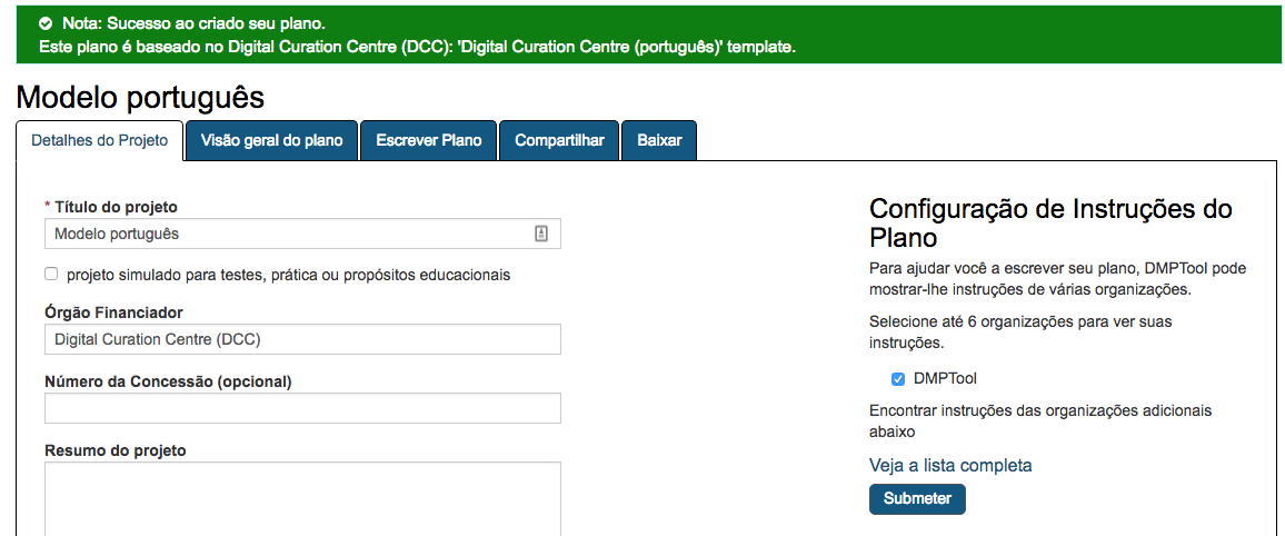 new plan with translated DCC template
