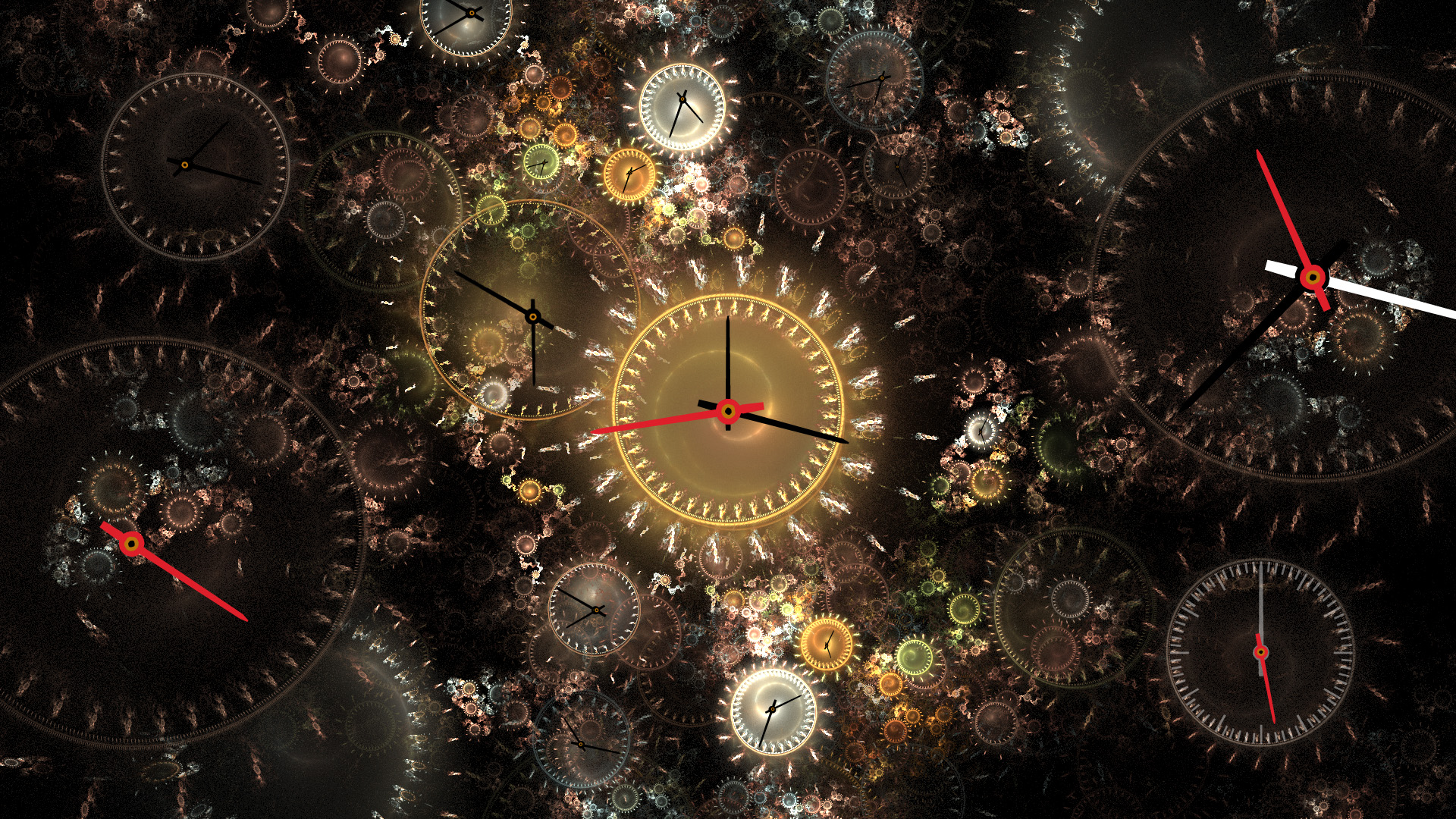 fractal clock on wikimedia commons